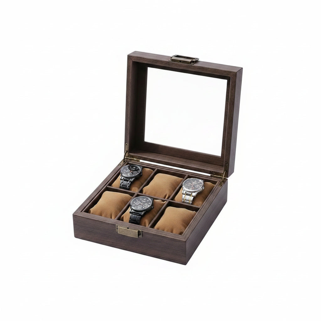 Organisateur de montres en cuir PU