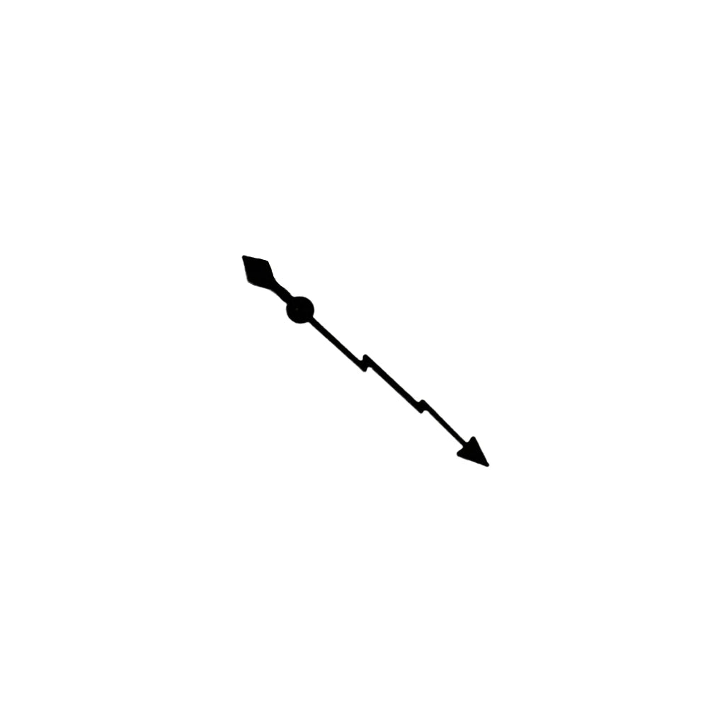 Aiguille des secondes foudroyante