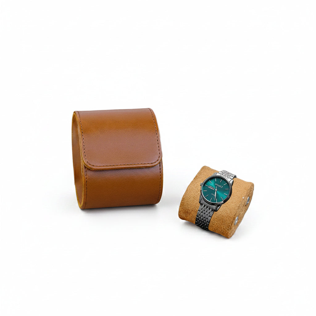 Watch Roll Travel Case 3 Slots Organizer